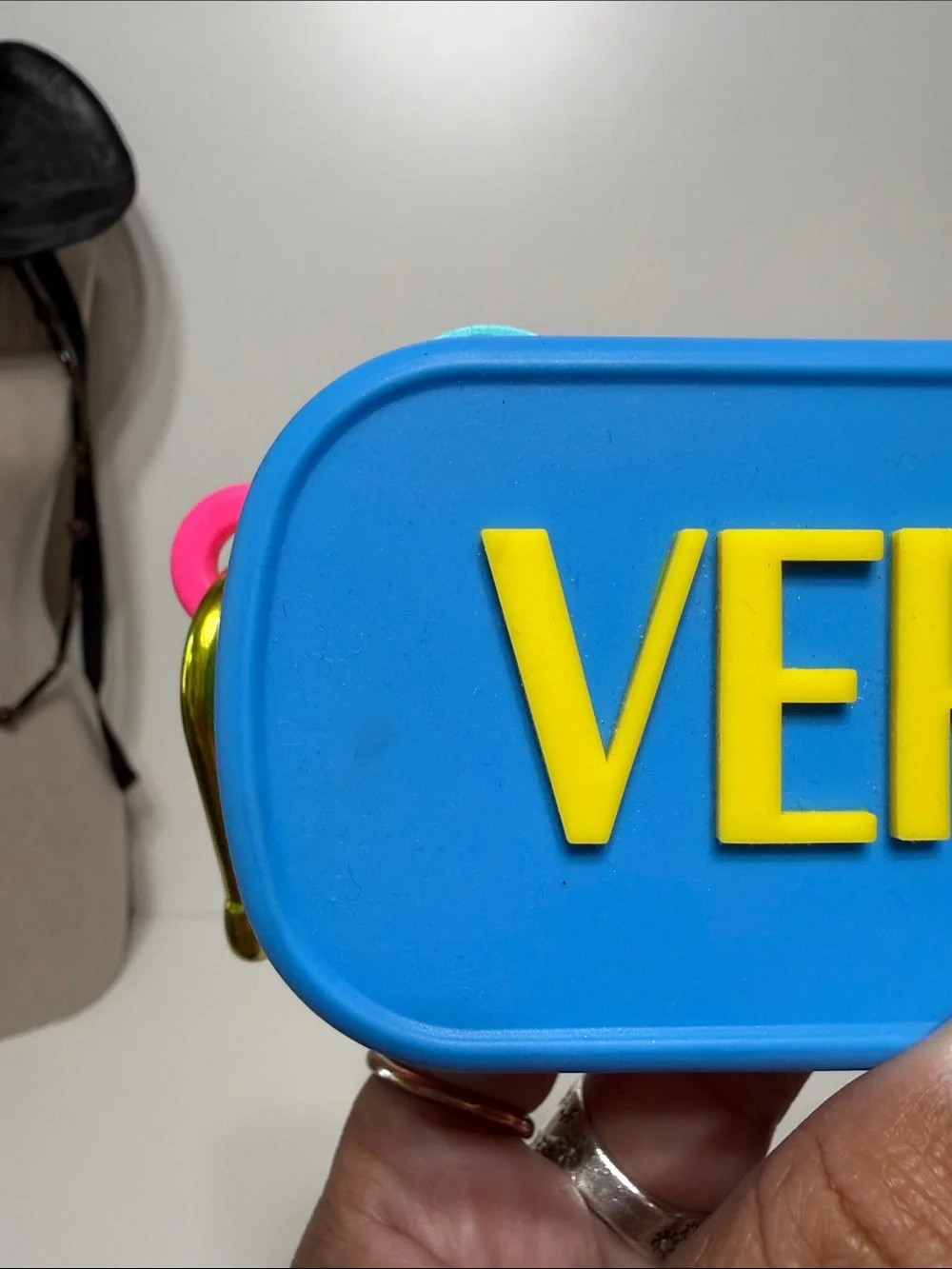 Versace Kids Biggie Blue Silicone Glasses Case Only